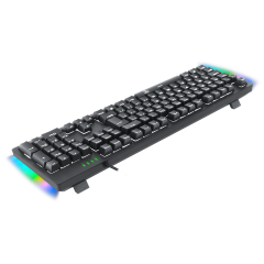 TECLADO MECANICO GAMER BERMUDA SINGLE COLOR WHITE ABNT-2 SWITCH AZUL