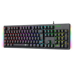 TECLADO MECANICO GAMER BERMUDA RGB PTO ABNT-2 SWITCH VERMELHO