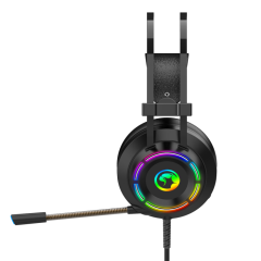 HEADSET GAMER SCORPION PTO RAINBOW HG9062