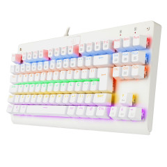 TECLADO MECANICO GAMER DARK AVENGER RAINBOW BCO SWITCH PRETO ABNT2