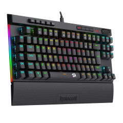 TECLADO OPTICO GAMER MAGIC-WAND PRO RGB PTO SWITCH VERMELHO ABNT2