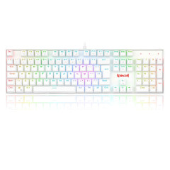TECLADO MECANICO MITRA RGB BRANCO SWITCH MARROM