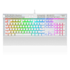 TECLADO MECANICO GAMER YAMA RGB BCO SWTICH ROXO