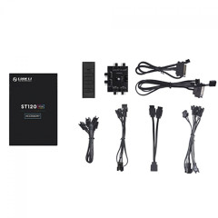 KIT FANS GAMER ST120 RGB PRETO COM 3 FANS