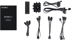 KIT FANS GAMER ST120 RGB BRANCO COM 3 FANS