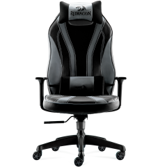 CADEIRA GAMER METIS PRETA/CINZA