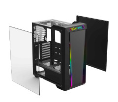 GABINETE GAMER ARGUS M2 PRETO