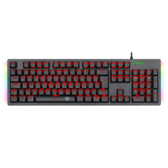 TECLADO MECANICO GAMER BERMUDA SINGLE COLOR RED ABNT-2 SWITCH AZUL