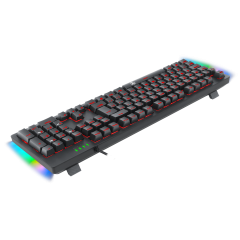TECLADO MECANICO GAMER BERMUDA SINGLE COLOR RED ABNT-2 SWITCH AZUL