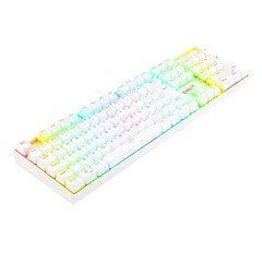 TECLADO MECANICO MITRA RGB BRANCO SWITCH PRETO