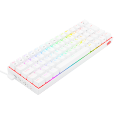 TECLADO MECANICO GAMER DRACONIC RGB LUNAR WHITE SWITCH MARRON
