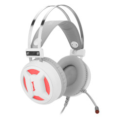 HEADSET GAMER MINOS LUNAR WHITE H210W