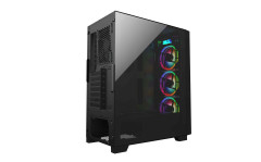 GABINETE GAMER ATHENA M1 ELITE PRETO SEM FAN