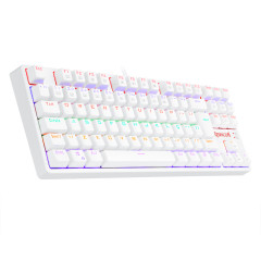 TECLADO MECANICO GAMER DAKSA BRANCO KEYBOARD SWITCH BROWN ABNT2