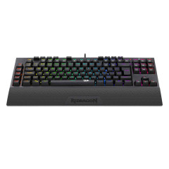 TECLADO MECANICO VISHNU RGB PRETO SWITCH VERMELHO