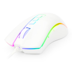 MOUSE GAMER COBRA FPS RGB LUNAR WHITE