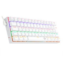 TECLADO GAMER MECANICO LAKSHMI RAINBOW BRANCO SWITCH AZUL ABNT2