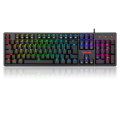 TECLADO MECANICO GAMER KAMA RGB PTO SWITCH AZUL ABNT2
