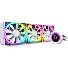 WATER COOLER NZXT KRAKEN Z73 WHITE 360MM FANS RGB