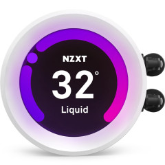 WATER COOLER NZXT KRAKEN Z73 WHITE 360MM FANS RGB