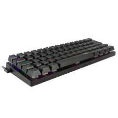 TECLADO MECANICO 61% ARENA RGB PRETO SWITCH AZUL