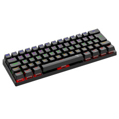TECLADO MECANICO 61% ARENA RGB PRETO SWITCH AZUL