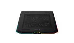 SUPORTE PARA NOTEBOOK N80 RGB BLACK COM 2 FANS