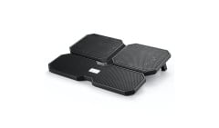 SUPORTE PARA NOTEBOOK MULTI CORE X6 BLACK COM 4 FANS