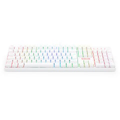 TECLADO OPTICO GAMER SURARA PRO RGB BRANCO SWITCH AZUL ABNT2