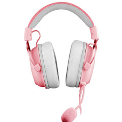 HEADSET GAMER ZEUS X ROSA RGB