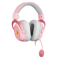 HEADSET GAMER ZEUS X ROSA RGB