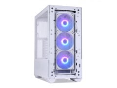 GABINETE GAMER LANCOOL II MESH RGB USB-C BRANCO NEVE