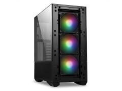 GABINETE GAMER LANCOOL II MESH RGB USB-C PRETO
