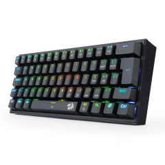 TECLADO MECANICO GAMER FIZZ RGB PRETO SWITCH AZUL