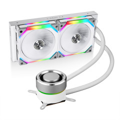 WATER COOLER GALAHAD AIO 240 RGB BRANCO EDIÇÃO UNI FAN SL120