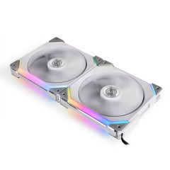 KIT FANS GAMER SL140 RGB BRANCO COM 2 FANS