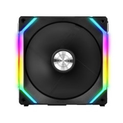 KIT FANS GAMER SL140 RGB PRETO COM 2 FANS