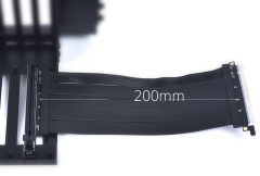 ACESSÓRIO GPU VERTICAL BRACKET KIT PCI-E 4.0 16X PARA GABINETE O11 DYNAMIC PRETO