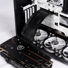 ACESSÓRIO VERTICAL GPU BRACKET KIT PCI-E 4.0 16X PARA GABINETE O11 DYNAMIC PRETO