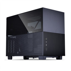 GABINETE GAMER Q58 COMPACT DESIGN PRETO