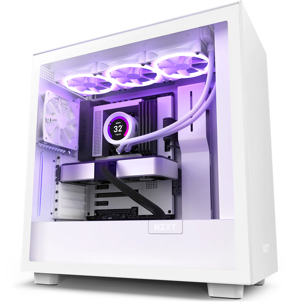 GABINETE GAMER NZXT BRANCO CM-H71BW-01