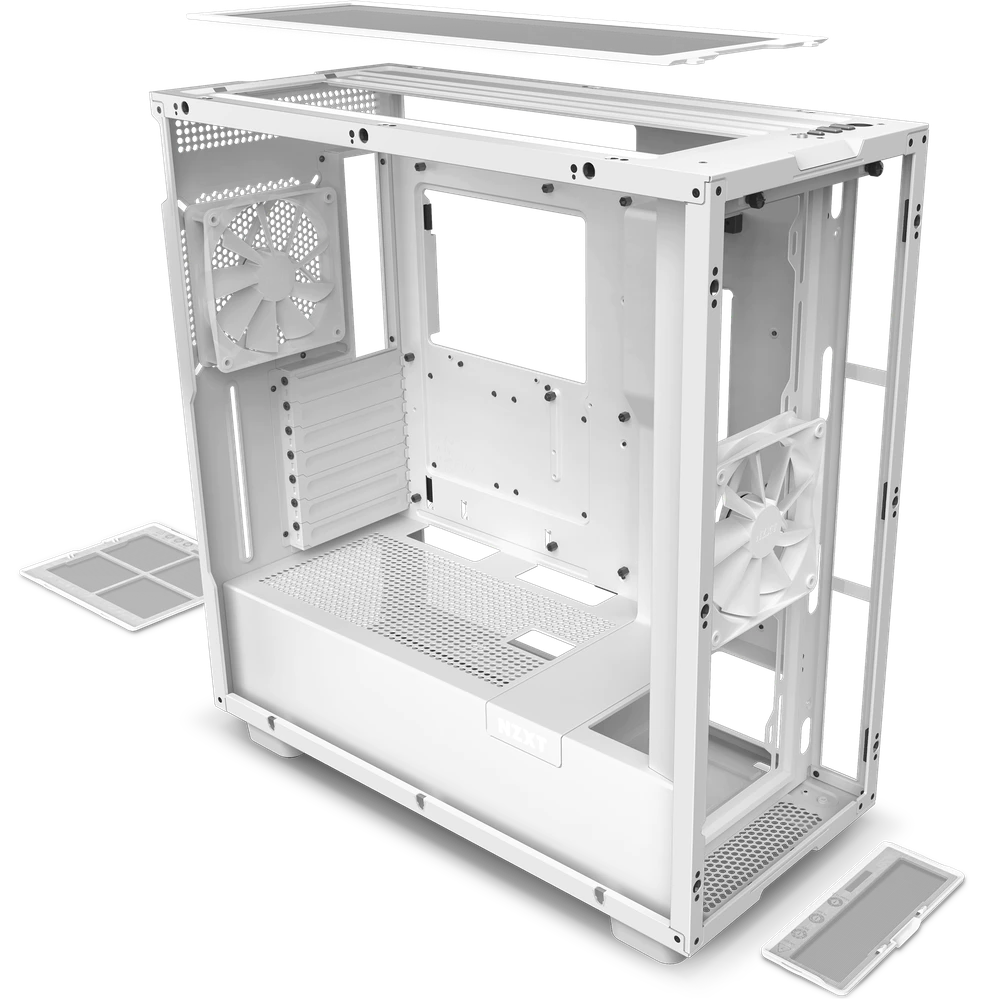 GABINETE GAMER NZXT BRANCO CM-H71BW-01