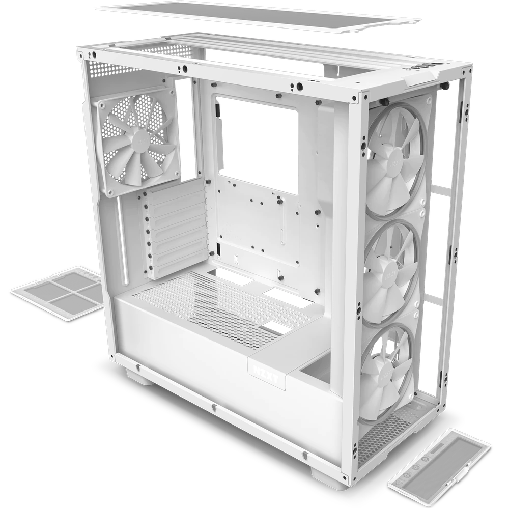 GABINETE GAMER NZXT ELITE BRANCO CM-H71EW-01