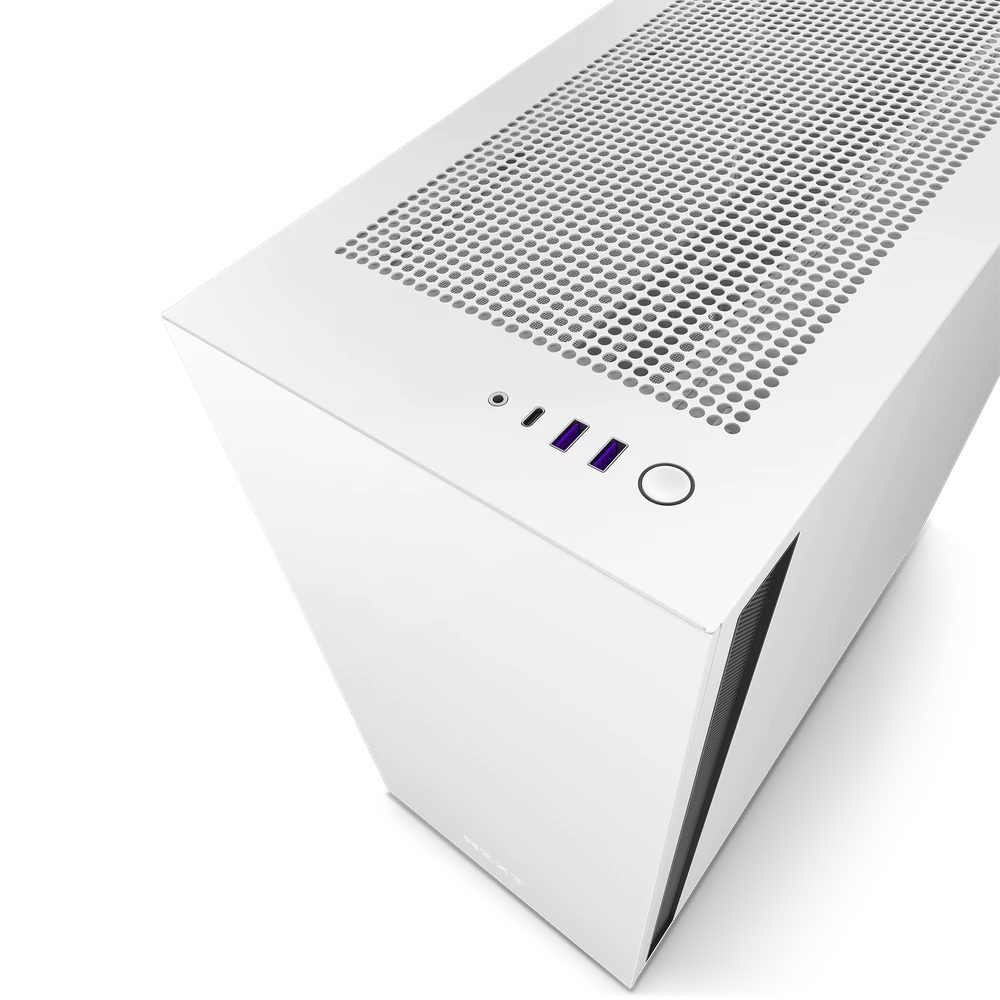 GABINETE GAMER NZXT PRETO/BRANCO CM-H71BG-01