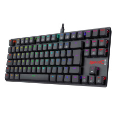 TECLADO MECANICO GAMER APS RGB PRETO SWITCH MARROM ABNT2