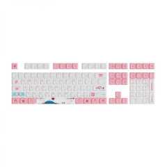 KEYCAPS PERFIL OSA PBT DOUBLE SHOT KIT COM 145 TECLAS MODELO WORLD TOUR TOKYO R2