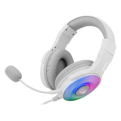 HEADSET GAMER REDRAGON PANDORA RGB BRANCO