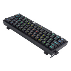 TECLADO MECANICO GAMER FIZZ RGB PRETO SWITCH VERMELHO