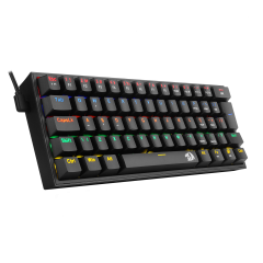 TECLADO MECANICO GAMER FIZZ RAINBOW PRETO SWITCH MARROM
