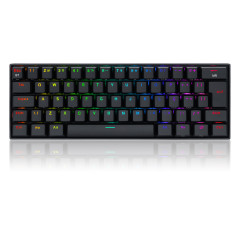 TECLADO MECANICO GAMER DRACONIC PRO RGB PRETO SWITCH VERMELHO ABNT2